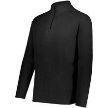 Augusta Sportswear 6863.080.4XL Micro-Lite Fleece 0.25 Zip Pullover, Black - 4XL