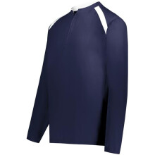 Holloway 229695.301.XL Youth Clubhouse Pullover, Navy & White - Extra Large
