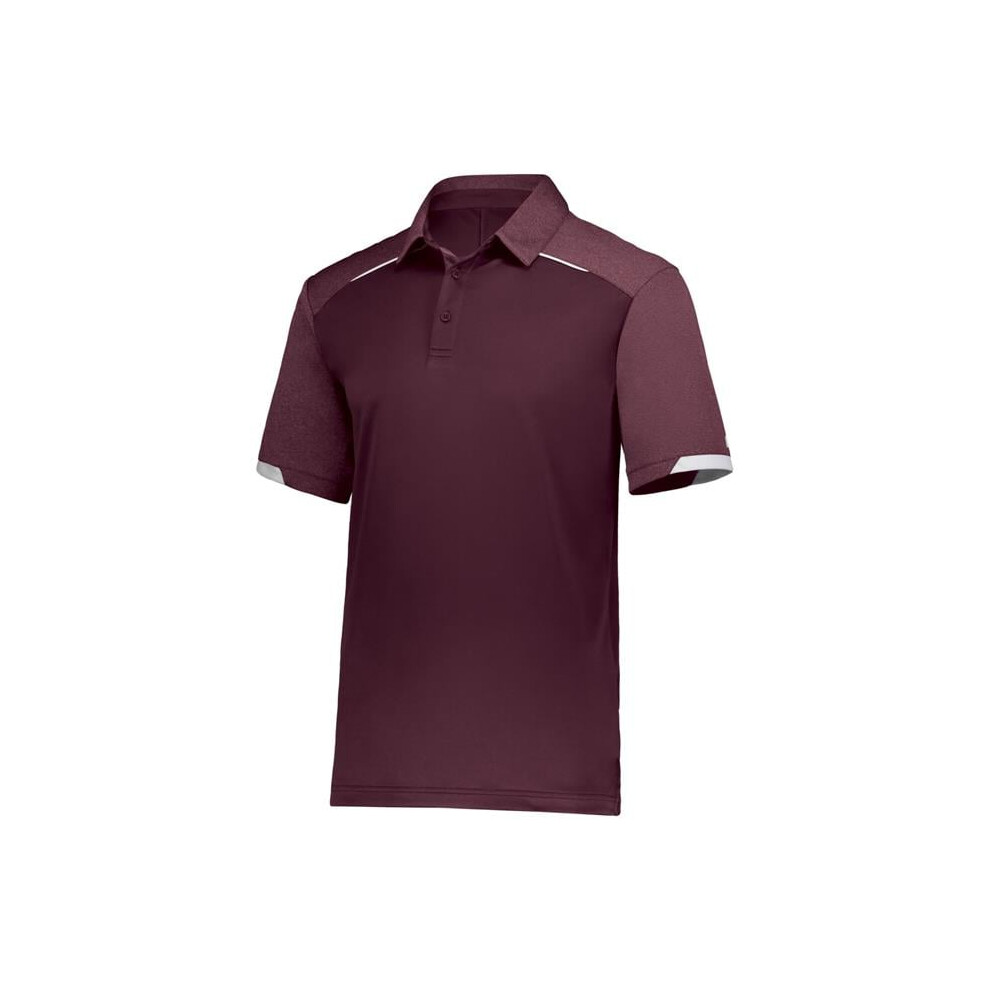 Russell R20dkm.mar.4xl Legend Polo T-Shirt, Maroon - 4XL Not,Specified