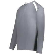 Holloway 229695.R04.S Youth Clubhouse Pullover, Graphite & White - Small
