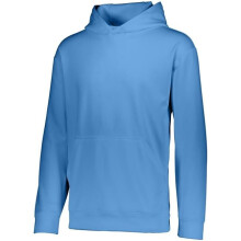 Augusta Sportswear 5506.089.L Youth Wicking Fleece Hoodie, Columbia Blue - Large