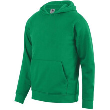 Augusta Sportswear 5415.030.S Youth 60 Percent Cotton & 40 Percent Polyester Fleece Hoodie, Kelly - Small