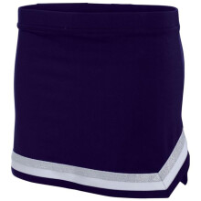 Augusta Sportswear 9146.M13.M Girls Pike Skirt, Purple, White & Metallic Silver - Medium