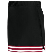 Augusta Sportswear 6926.R20.XS Girls Cheer Squad Skirt, Black, Scarlet & White - Extra Small