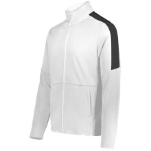 Holloway 223630.226.L Youth Crosstown Jacket, White & Black - Large