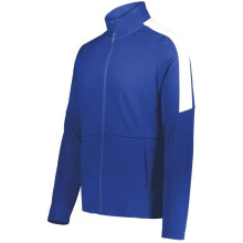 Holloway 223630.280.M Youth Crosstown Jacket, Royal & White - Medium