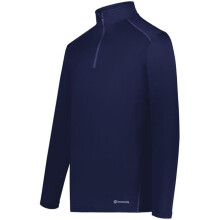 Holloway 222240.065.S Youth 0.25 Zip Pullover, Navy - Small