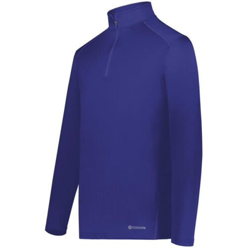 Holloway 222140.747.M 0.25 Zip Pullover, Purple - Medium
