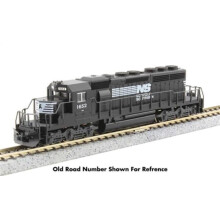 Kato KAT1764827 No.6116 N Scale EMD SD40 2 Early Norfolk Southern Model Train, Black & White