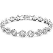 (As show, One size) Bracelet-platinum white diamond