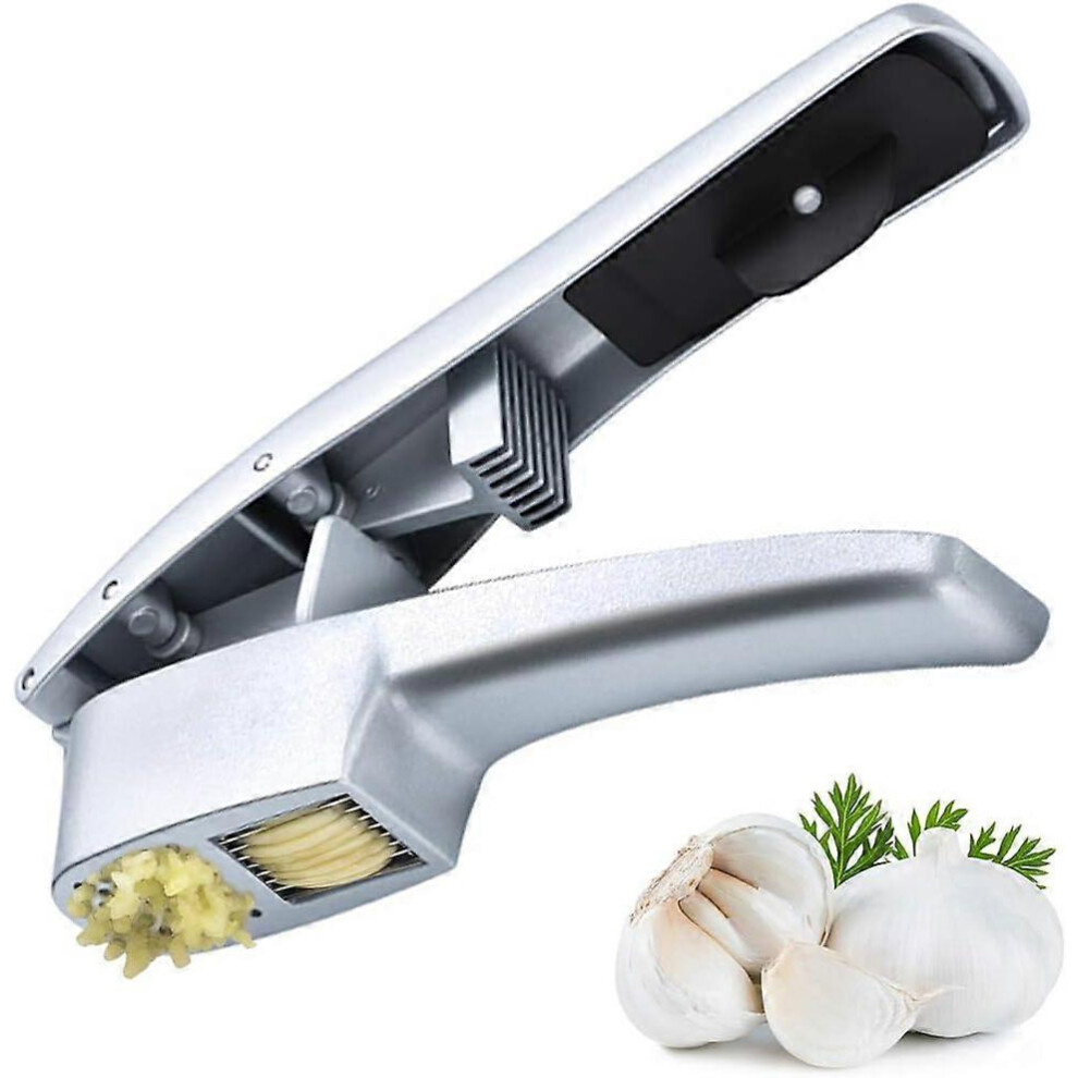 (As show, One size) Garlic Press, Mince, Slice, Heavy-duty Aluminum Alloy-image-OPC-PGGJQFF-NEW