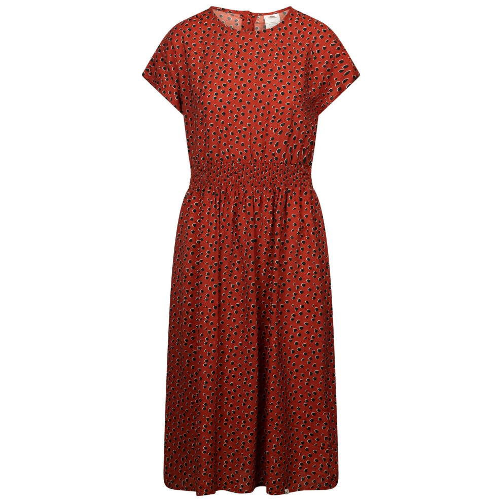 (L, Burnt Sienna) Trespass Womens/Ladies Susanne Casual Midi Dress