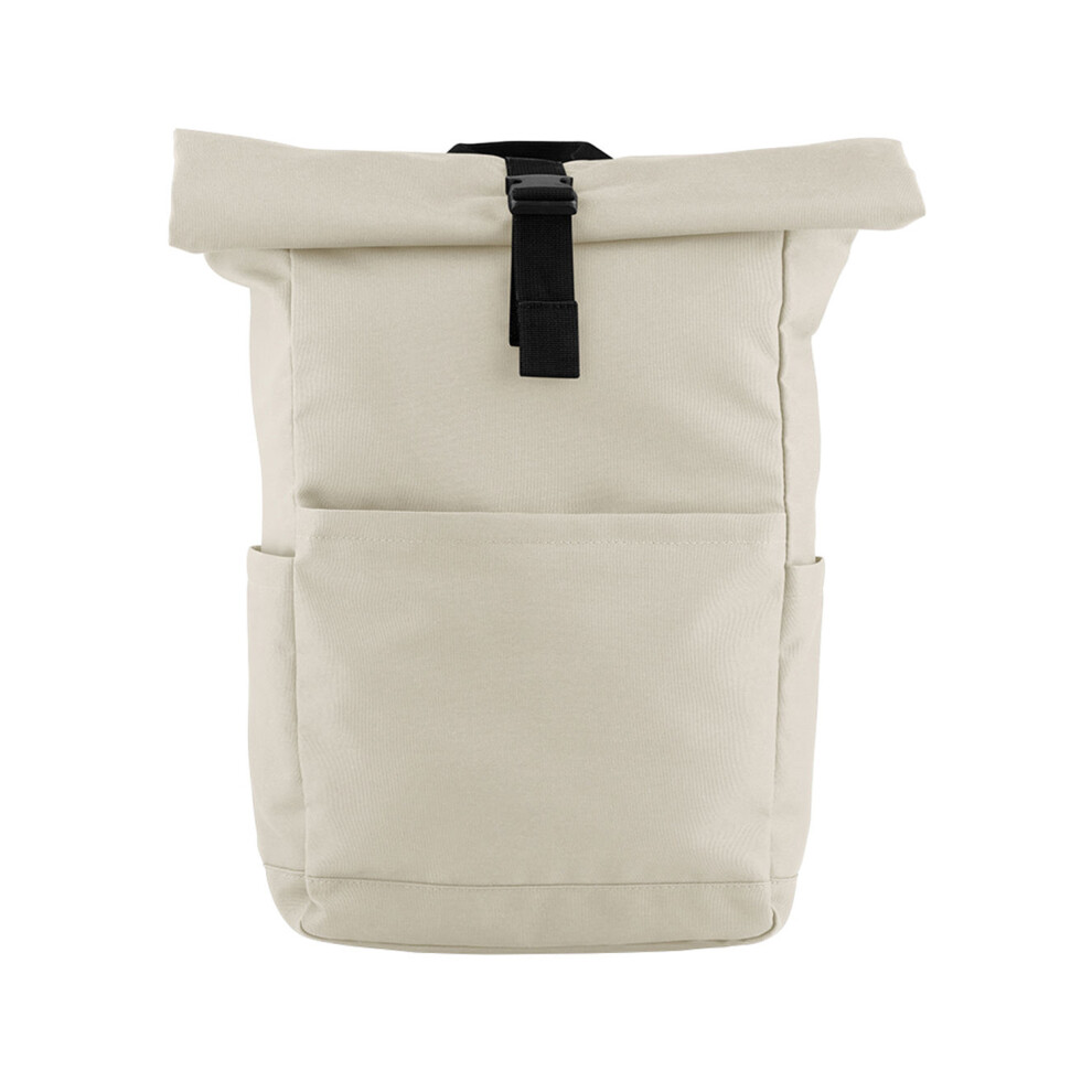 (One Size, Natural Stone) Bagbase EveryWear Roll Top 18L Backpack