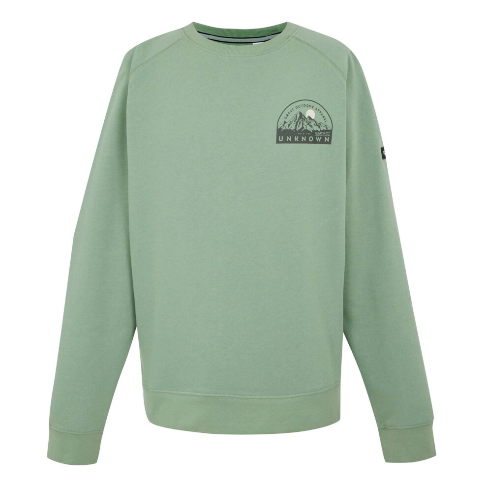 Regatta Men's (Xl, Glacier) Nithsdale Mountain Crew Neck Sweatshirt