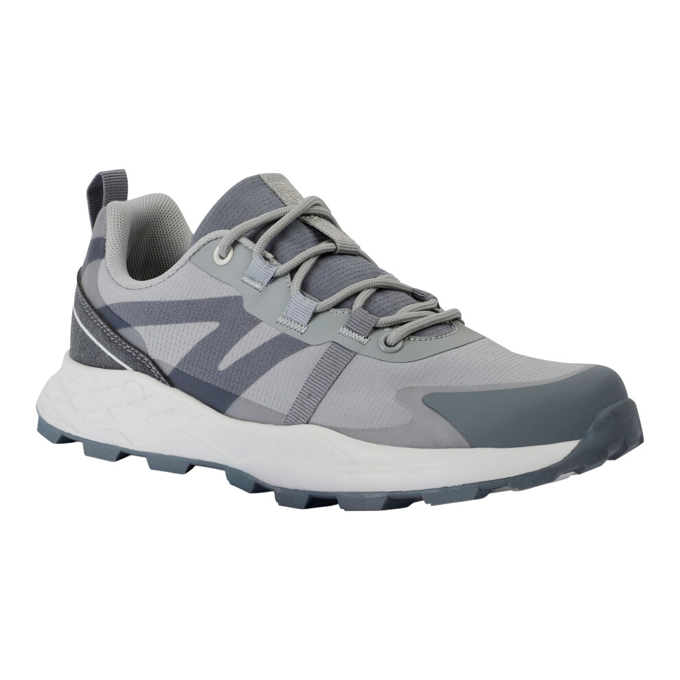 (6 UK, Cloud Grey) Regatta Womens/Ladies Leighton Synthetic Leather Trainers