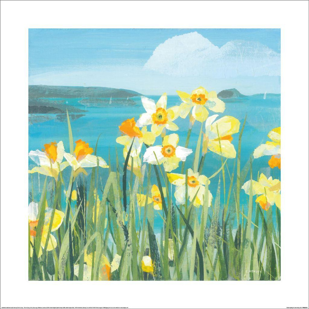 Claire Henley Coastal Spring Poster