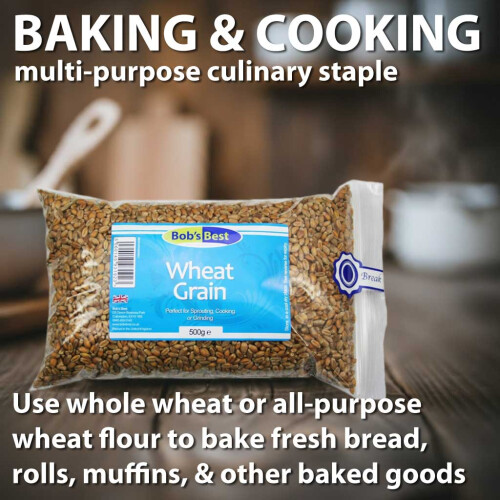 Wheat Grain - All Natural - 500g 2