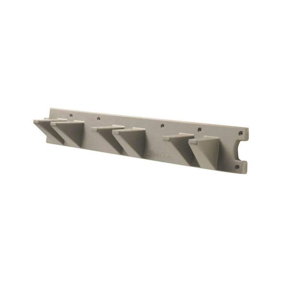 Photos - Other Garden Tools Suncast V724 24 x 4.25 x 6 Inch Wall Stud Mounted Garden Long Handled Tool Hanger Organizer for Garage or Storage Space Plat 