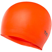 TYR Unisex Adult Black Cap Florescent Orange