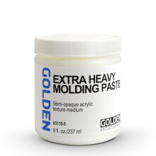 Acrylic Medium Golden Extra Heavy GelMolding Paste 8 oz