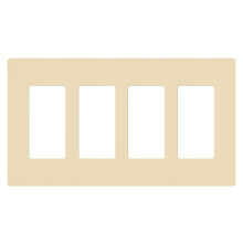 Lutron Claro valokytkimen kansilevy 4 ryhmittyvä seinälevy sisustusvalokytkimille Keinuvalokytkimen kansi Ulostulon kansi Ruuviton kytkinlevyn kansi