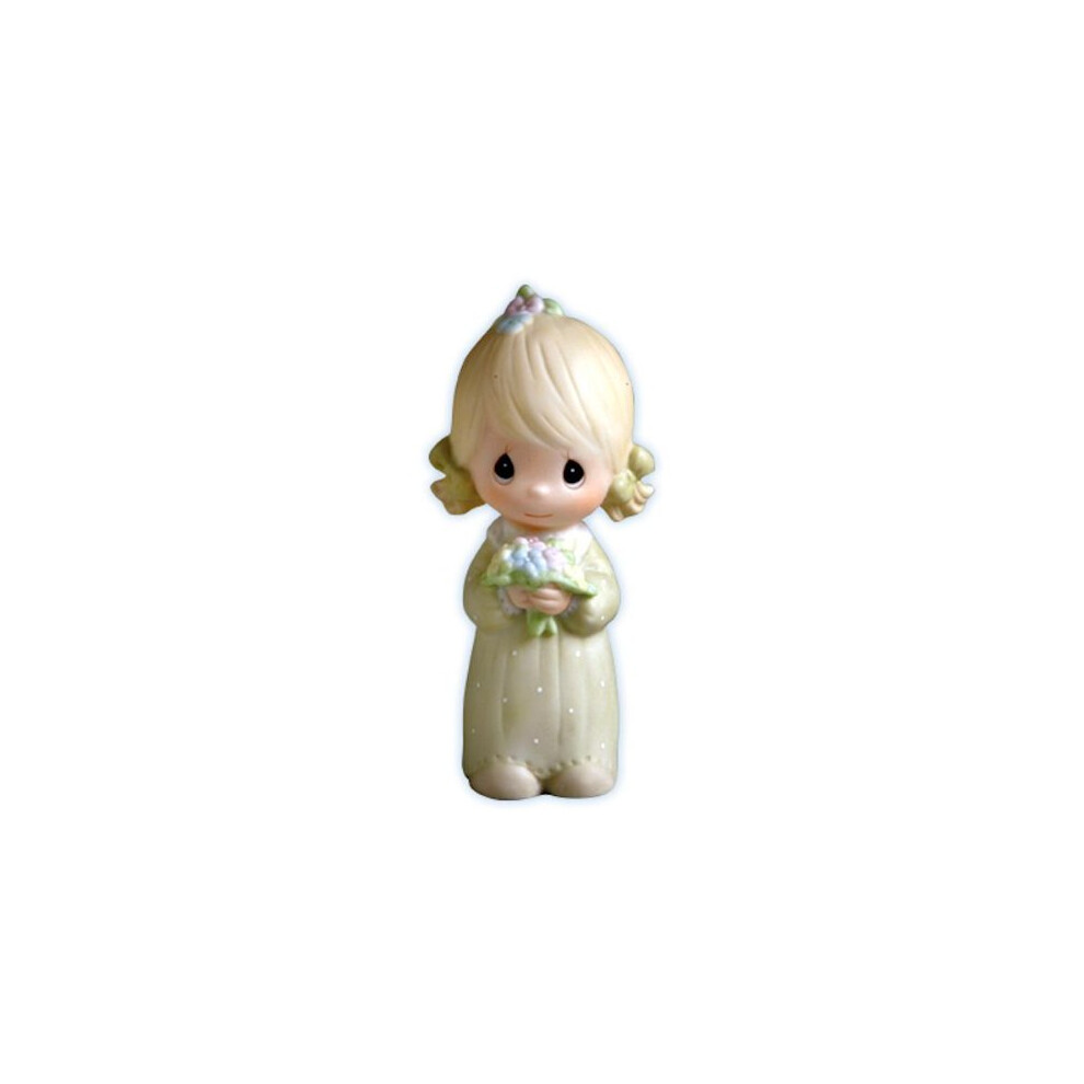 Figurine de demoiselle d'honneur junior, cadeaux de mariage Precious Moments E-2845