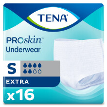 Mutandine assorbenti monouso unisex per adulti TENA Extra, taglia piccola, 16 pezzi