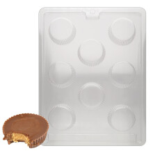Cybrtrayd Life of the Party Grote Peanut Butter Cup Chocolade Snoepvorm in verzegelde beschermende polybag bedrukt met auteursrechtelijk beschermde C