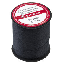 Cntare? 67110 Buton ?i covor Fir de cusut 50 de metri negru 3,80 x 1,50 x 2,50 inci