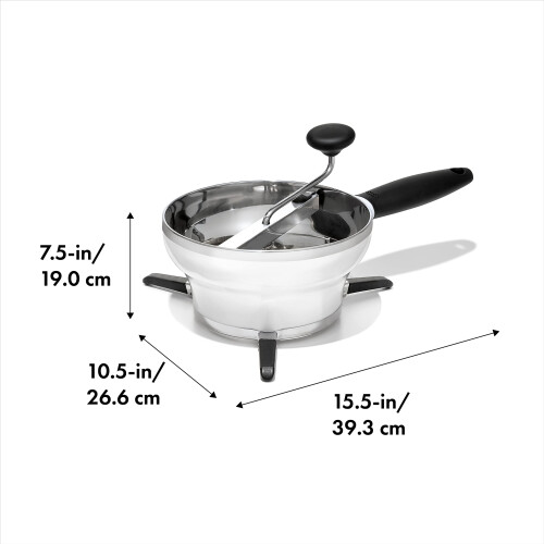 OXO OXO Good Grips Stålmatberedare för Puréer, Silver 1
