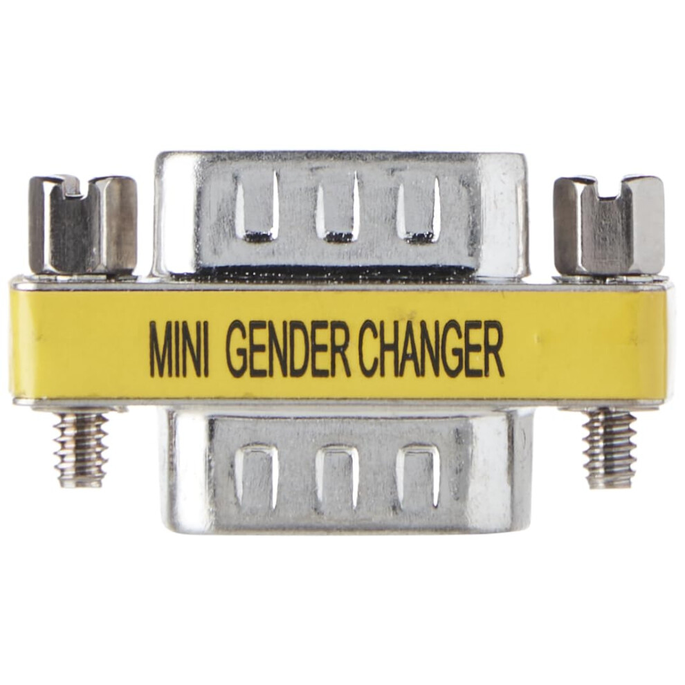 Serial Mini Gender Changer/Coupler Db9 Male To Db9 Male 846568016165