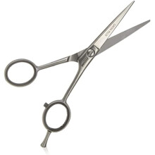 Forbici professionali Jaguar Shears White Line Satin Plus da 5 pollici in acciaio per taglio e rifinitura dei capelli, per parrucchieri, estetist