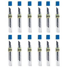 Pentel navulstift blauw (0,5 mm) medium 12 stuks/tube 12 tubes navulstift (PPB-5)