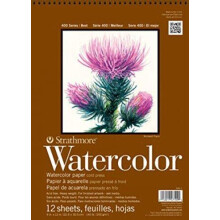 Strathmore 400-serie aquarelblok koude pers 13""x17"""" gebonden (4 zijden) 15 vellen/blok
