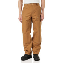 carhartt Mens Firm Duck Double-Front Work Dungaree Pant - 33W x 30L -