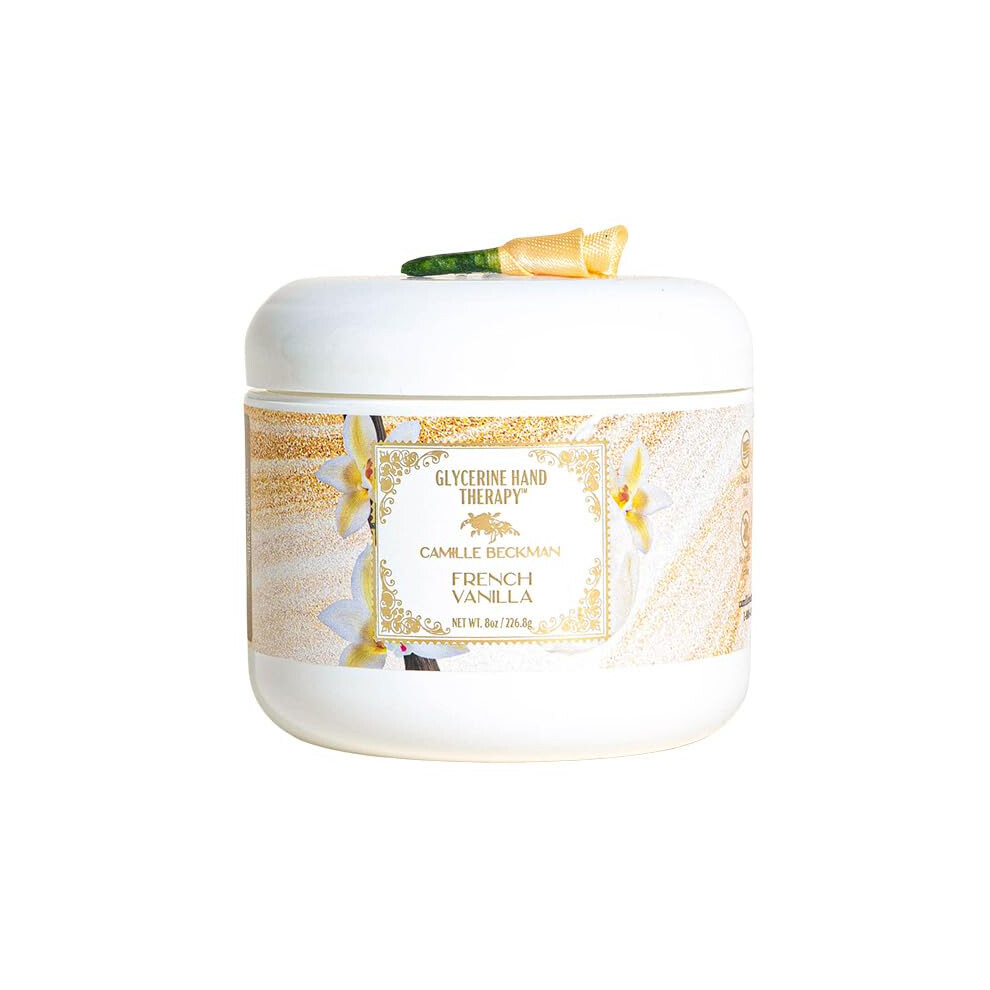 Camille Beckman Glycerine Hand Therapy Cream  French Vanilla  8 Ounce-image-OPC-PG2ZFXK-NEW