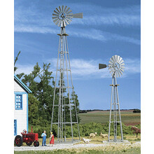 Walthers Cornerstone Series Kit Ho Scale Van Dyke Farm Windmill 8 Gray