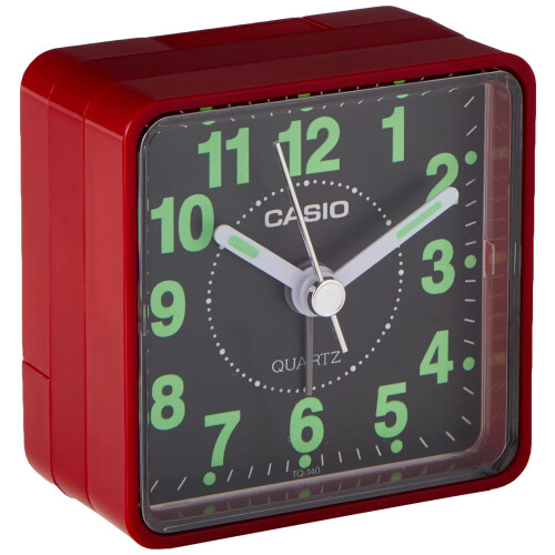 Casio TQ140 Reisewecker - Rot