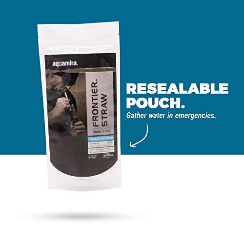 Aquamira Frontier Notwasserfiltration und Stroh 2