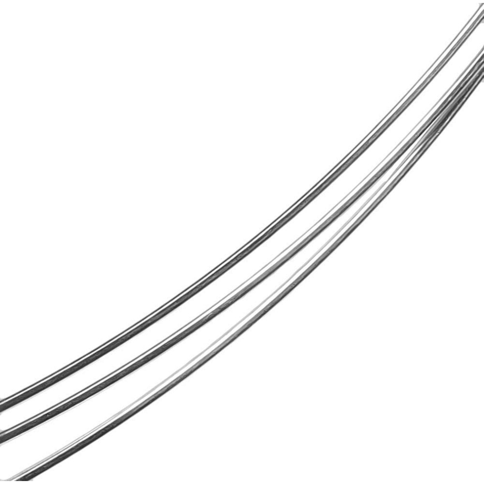 uGems Sterling Silver Wire 22 Gauge Round Half Hard (5 Feet)