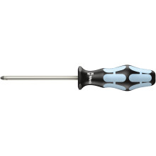 Wera 05032030001 Kraftform Stainless 3355 PZ Pozidriv Screwdriver Lasertip PZ 0 Head 2-3/8 Blade Length