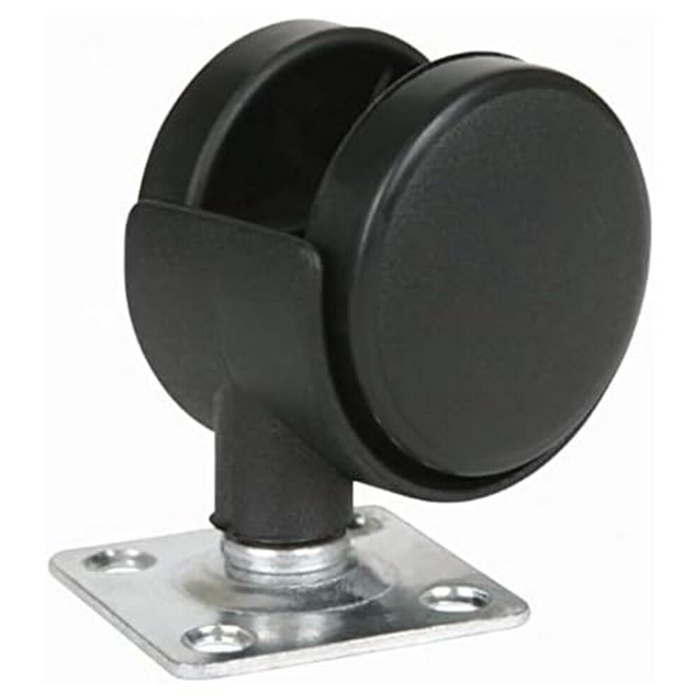 ArtBin 6856SW Super Satchel Cube Casters [Set of 4] Black, Ball Caster Wheels for Arts & Crafts Storage, 250 lb. Capacity