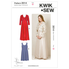 KWIK-SEW PATTERNS Kwik Sew K3514 Dresses and Jacket Sewing Pattern Size 1X-2X-3X-4X