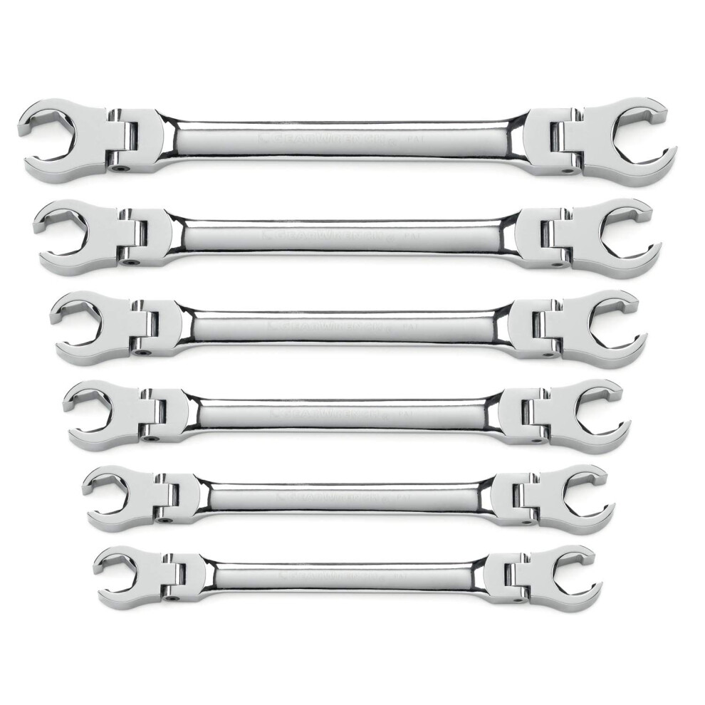 GEARWRENCH 6 Pc. Flex Flare Nut Wrench Metric - 81911D