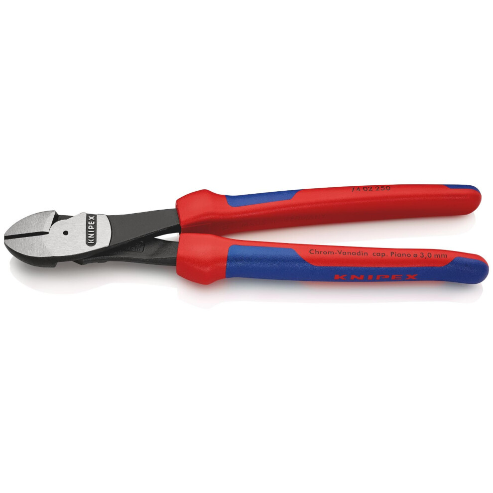 Knipex 74 02 250 High Leverage Diagonal Cutters 9 84 with soft handle
