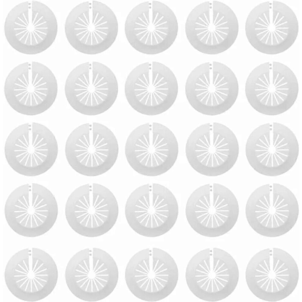 (As show, One size) Plastic Hose Radiators Cover, Rosette Radiator Cover, Hose Sleeves, 14-29 Mm Pipes, White-image-OPC-PGGK9X2-NEW