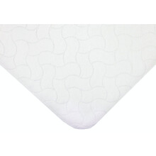 American Baby Company Waterproof Flat Reusable Cradle/Bassinet Mattress Pad Protector  Embossed Quilt-Like Cradle/Bassinet Protective Mattre