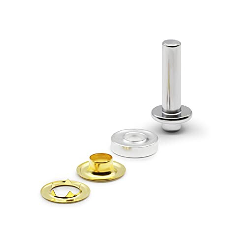 Dritz 660 Extra-Large Eyelet Kit with Tool  Brass  7/16-Inch 10-Count 2