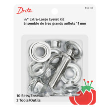 Dritz Extra-Large Tool 7/16 Zoll 10 St ck Nickel sen Kit Zink