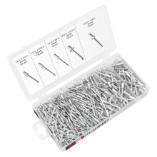 Performance Tool W5228 Zestaw narzedzi do nitσw aluminiowych w zamykanej plastikowej obudowie (500 szt.)